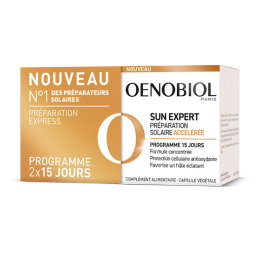 Oenobiol Sun expert Préparation solaire accélérée - 2x15 capsules