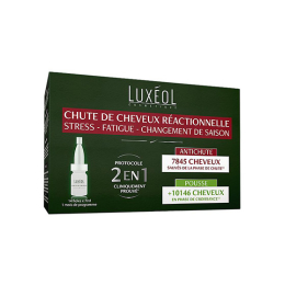 Luxeol Chute de Cheveux Réactionnelle 2-en-1