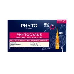 Phytocyane Traitement Antichute Réactionnelle Femme - 12x5 ml