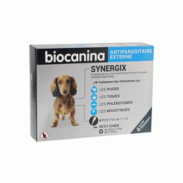 Biocanina Synergix Petit Chien 67 mg - 4 pipettes