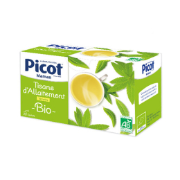 Picot Maman Tisane d'allaitement BIO Menthe douce saveur citron - 20 sachets