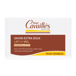 Rogé Cavaillès Savon surgras extra doux lait et miel - 150g