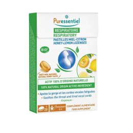 Puressentiel  Respiratoires  Pastilles Miel- Citron - 20 pastilles