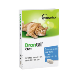 Drontal Chat - 2 comprimés