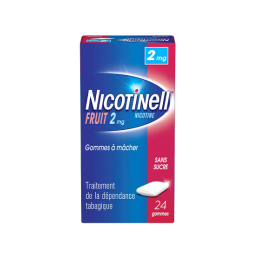 Nicotinell Gomme Fruit 2mg - 24  gommes à mâcher
