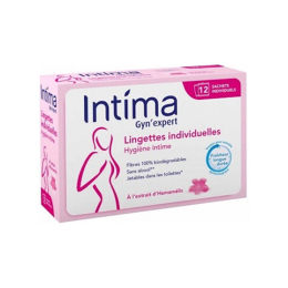 Intima Gyn'expert lingettes individuelles - 12 sachets individuels