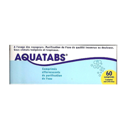 Aquatabs purification de l'eau - 60 comprimés