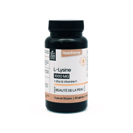 Nutraceutiques L-Lysine - 60 gélules