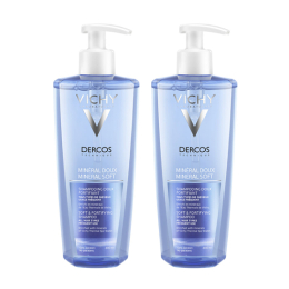 Vichy Dercos Minéral doux shampooing doux fortifiant - 2x400ml