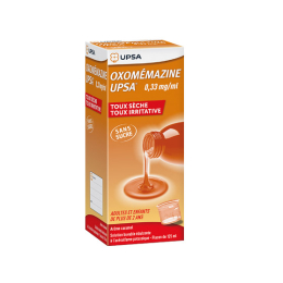 UPSA Oxomémazine 0,33mg/ml Sans sucre - 125ml