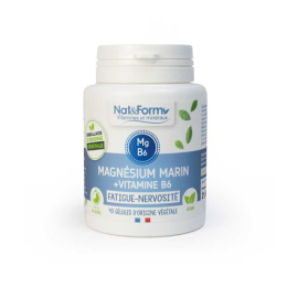 Magnésium marin + vitamine B6 - 40 gélules