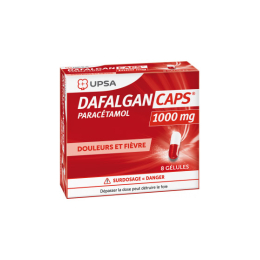 UPSA Dafalgan 1000 mg - 8 gélules