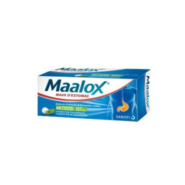 Maalox Maux d'estomac goût menthe - 60 comprimés à croquer