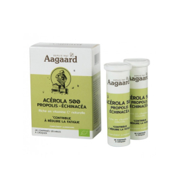 Aagaard Acérola 500-Propolis- Echinéa - 20 comprimés