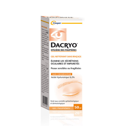 Dacryo Hygiène des paupières gel nettoyant - 50ml