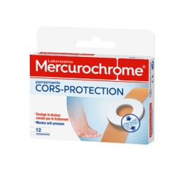 Mercurochrome Pansements cors-protection - 12 pansements