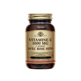 Solgar Vitamine C avec Rose Hips - 100 comprimés