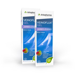 Arkopharma Veinoflux Gel effet froid jambes légères - 2 x 150ml
