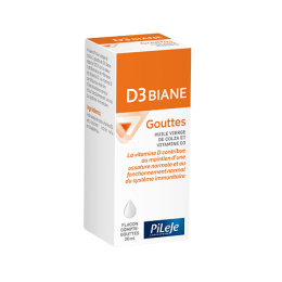 Pileje Biane D3 Gouttes Vitamine D - 20 ml