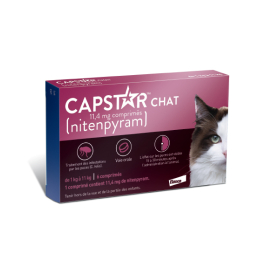 Capstar Chat 11,4mg - 6 comprimés