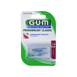 GUM Proxabrush Classic 612 Recharges Brossette interdentaire 1,4mm - 8 brossettes