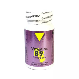Vit'All+ vitamine B9 Quatrefolic 400 µg - 60 gélules
