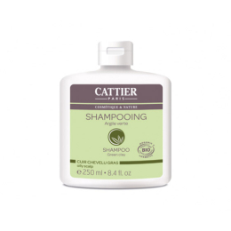 Cattier shampooing argile verte cuir chevelu gras BIO - 250ml