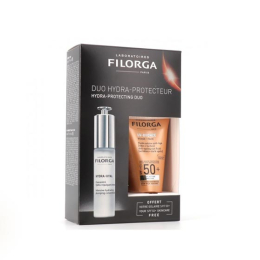 Filorga Duo Hydra-Protecteur Concentré repulpant 30ml + UV Bronze Fluide solaire anti-âge SPF50+ 50ml Offert