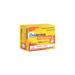 Doliprane Vitamine C 500mg/150 mg - 16 comprimés