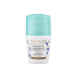 Sanoflore pureté de lin déodorant efficacité 24h BIO - 50ml