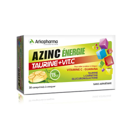 Arkopharma Azinc énergie Taurine et Vitamine C - 30 comprimés