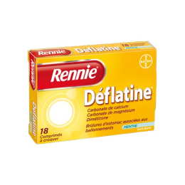 Rennie Deflatine - 18 comprimés à croquer