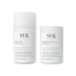 SVR Spirial Déodorant Roll-on - 50ml + Recharge - 50ml