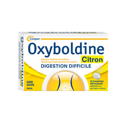 Cooper Oxyboldine Citron - 24 comprimés effervescents