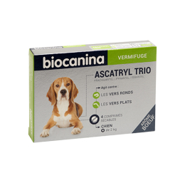 Biocanina Ascatryl trio Chien - 4 comprimés