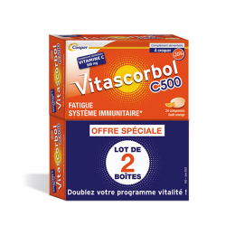 Vitascorbol C 500 - 2 x 24 comprimés à croquer