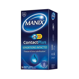 Manix Contact Plus - 24 préservatifs