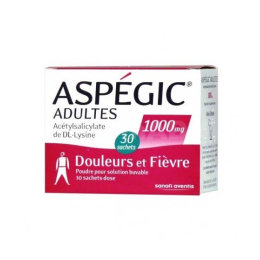 Aspegic 1000mg - 30 sachets