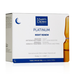 Martiderm Platinum night renew - 10 ampoules