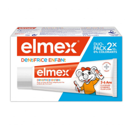 Elmex Dentifrice Enfant 3-6ans - 2x50ml