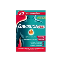 GavisconPro Menthe sans sucre - 10 sachets