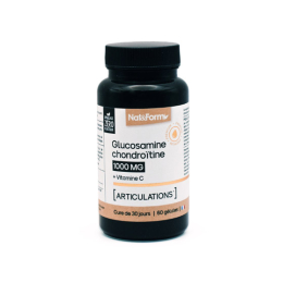 Nat & Form Nutraceutiques Glucosamine Chondroïtine - 60 gélules