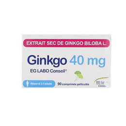 EG Labo Ginkgo 40mg - 90 comprimés