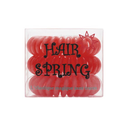 Hair Spring Elastique magique Rouge Ruby - x3