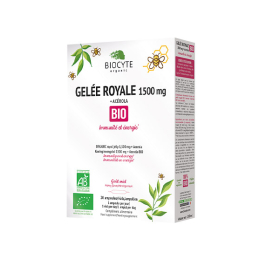 Biocyte Gelée Royale 1500 mg BIO - 20 ampoules