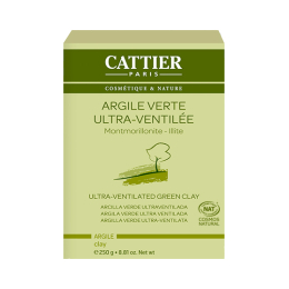 Cattier Argile verte ultra-ventilée - 250g