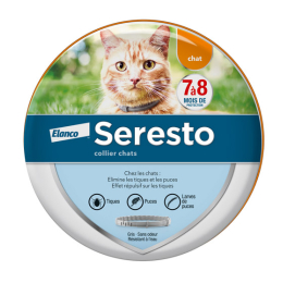 Seresto Collier anti puce antiparasitaire Chat