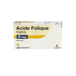 Acide Folique 5mg - 20 comprimés