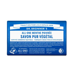 Dr. Bonner's  Pain de Savon Menthe Poivrée BIO - 140g