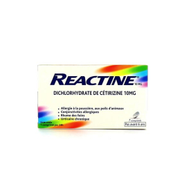 Reactine 10mg - 7 Comprimés
